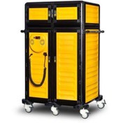 Resim Gastrolley İkili Hastane Tepsi Arabası 100 / 25 (Isıtmalı+Nötr) 101 x 70 x 158 (cm) 