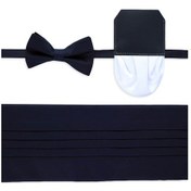 Resim Lacivert Kuşak Papyon Mendil Set 26152123c001 075 26152123c001 075 Lacivert 