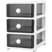 Resim Ganzhoushop Çok İşlevli Çekmece Depolama Çözümü Kullanışlı Makyaj Düzenleyici Pratik Masaüstü Kırtasiye Tutucu Öğrenci İçin3 