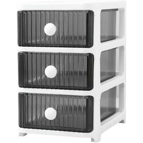 Resim Ganzhoushop Çok İşlevli Çekmece Depolama Çözümü Kullanışlı Makyaj Düzenleyici Pratik Masaüstü Kırtasiye Tutucu Öğrenci İçin3 