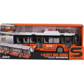 Resim My Best Store JS120AB Büyük Pilli Işıklı Sesli Pilli Otobüs 