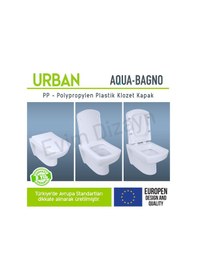 Resim Aqua Bagno Urban Yavaş Kapanan Klozet Kapağı 
