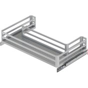 Resim Starax Gri Bağımsız Alüminyum Eviye Altı Çekmece (S-2741-G) 