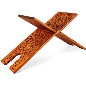 Resim ERASTAM Çam Oyma Rahle Büyük Boy 21x65 Cm 