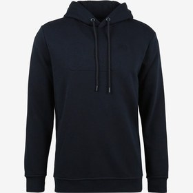 Resim Lacivert Erkek Kapüşonlu Baskılı Sweatshirt C3WM-SWT120 
