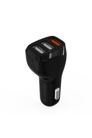Resim Genel Markalar Usb 3 Portlu Qualcomm Qc 3.0 Hızlı Araç Şarj Cihazı 
