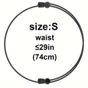 Resim Ayarlama Özelliği Olan Kırpma Tuck Bandı - Siyah Elastik Bel Bandı, 71.12cm Uzunluk, S/M Beden Gömlek Stili ve Kırpma için 