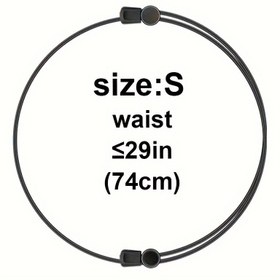 Resim Ayarlama Özelliği Olan Kırpma Tuck Bandı - Siyah Elastik Bel Bandı, 71.12cm Uzunluk, S/M Beden Gömlek Stili ve Kırpma için 