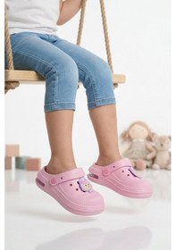 Resim Walkway Pembe Eva Hafif Esnek Kız Çocuk Sabo Terlik 2316 B-p 