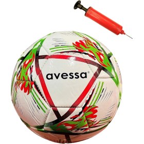 Resim Avessa Ft150-100yb Futbol Topu Yeşil-beyaz 3 Astar Pompalı 