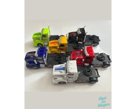 Resim Mavi Su Dünyası Metal Çek Bırak Tır Kafası Araba 13X5 cm Kırmızı 