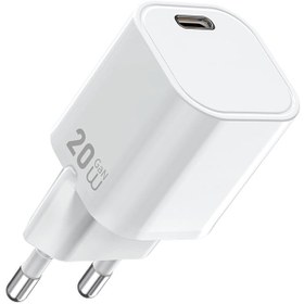 Resim Wiwu Wi-G014 Cube Serisi GaN Tech PD Hızlı Şarj Özellikli Mini Şarj Başlığı 20W - Beyaz 