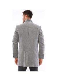 Resim Plt8369 Dewberry Palto-Gri 