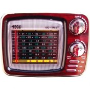 Resim MEGA MG-1540BT Nostaljik Tv Görünümlü Fm Radyo 