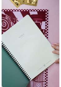 Resim Sylcon Spiralli Defter.pp Kapak. 80 Gr. Ivory, 60 Yap.179x252 Mm .düz.yeşil Yeşil 