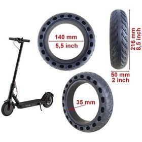Resim Dış Lastik Dolgu Elektrikli Scooter 8 1/2x2 Nıtro 