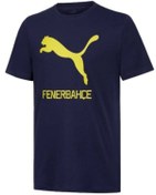 Resim Puma Fsk Cat Tee Lacivert T-shirt 