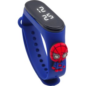 Resim Tutkan Store Hediye Bileklik Figürlü Çocuk Kol Saati 5 Atm Su Geçirmez Dokunmatik Dijital LED 