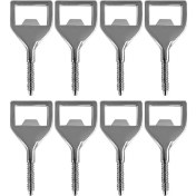 Resim Sagrado Metal Şişe Açacağı Kitleri 8 Paket Boş Paslanmaz Çelik Açacağı Ekle Dıy Metal Bira Açacağı Kare Açacağı (Yurt Dışından) 