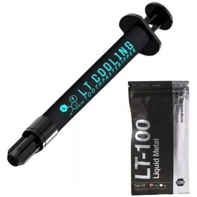 Resim Lt-100 Likit Metal Sıvı Metal Termal Macun 128 W/m.k 1,5 Gr. 