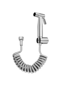 Resim Valkyrie Paslanmaz Çelik Tuvalet Musluk Lavabo Bide Seti Kademeli Jet Püskürtme Spiral Hortum Kolay Montaj 