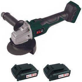 Resim Klpro Klat18bs-20 18V/2.0Ah. 115MM Çift Akülü Devir Ayarlı Kömürsüz Şarjlı Avuç Taşlama 