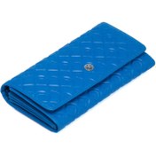 Resim Mavi Deri Kadın Cüzdan - S1CB00005783-G0Q 