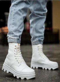 Resim Byshoes Knack Yüksek Taban Ayakkabı B-023 Beyaz 