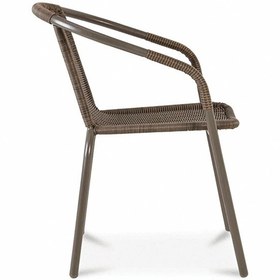 Resim Blooma Bari Kollu Sandalye 2 Adet Set Acı Kahverengi 