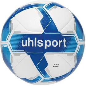 Resim Beyaz - Saks - Mavi Uhlsport Futbol Topu Attack Addglue 100175101 Beyaz 