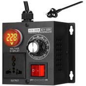 Resim Lemestar 5000w 220v Tek Fazlı Akım Regülatörü - Hız, Sıcaklık Ve Işık Ayarı, İngiliz Standardı Anahtar 