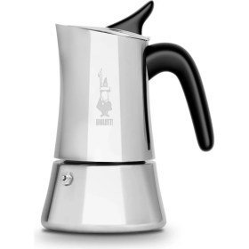 Resim Storemax -: 4 Cups Ocak Üstü Espresso Pişirici - 170ML - Gümüş Renk - Paslanmaz Çelik Gövde - Patentli Güvenlik Valfi - Tüm Ocak Türleri Için Uygundur (Indüksiyon Dahil) 