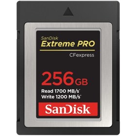 Resim Sandisk 256 Gb Cfexpress Kart Ext Pro Sandısk Sdcfe-256g-gn4ın 1700/1100 Mb/s 