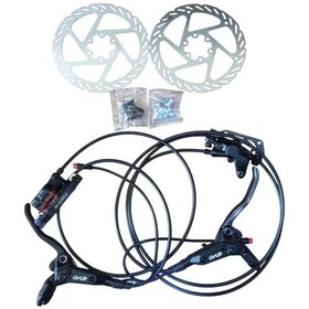 Resim Elektrikli Bisiklet Evo Hidrolik Disk Fren Seti Komple Sensörlü Çok 