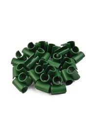 Resim Willowhaven 50 Adet Yeşil 8mm Ayarlanabilir Plastik Bitki Bağlantı Teli Askısı Ve Sabitleme Kelepçesi 