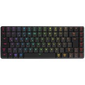 Resim Rampage W-GRANITE Siyah/Gri Low Profile RED SWITCH Q RGB 2,4 ghz+ BT Mekanik Gaming Oyuncu Klavye Aynı gün ücretsiz kargo.2yıl garantili