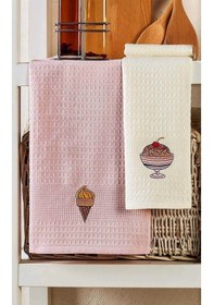 Resim 6 Parça Mutfak Kurulama Bezi 30 X 50 Cm İce Cream Çok Renkli 