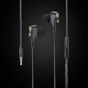 Resim Annadue Gürültü İzolasyonlu Kablolu Kulaklık, 3D Stereo Çevreleme, Yüksek Sertlik, 3,5 Mm Çift Katmanlı Kulak Tıkacı, Cep Telefonları, Bilgisayar, MP3, vb. Için (Siyah) 