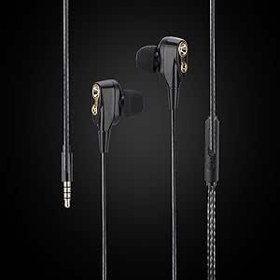 Resim Annadue Gürültü İzolasyonlu Kablolu Kulaklık, 3D Stereo Çevreleme, Yüksek Sertlik, 3,5 Mm Çift Katmanlı Kulak Tıkacı, Cep Telefonları, Bilgisayar, MP3, vb. Için (Siyah) 