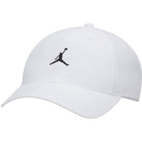 Resim Jordan Club Cap Jumpman Beyaz Unisex Şapka 