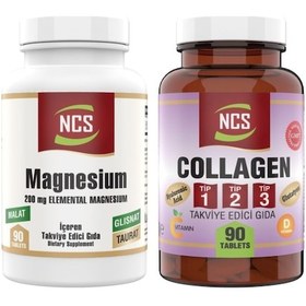 Resim 90 Tablet Collagen Tip 1-2-3 Glutatyon Magnesium 90 Tablet 