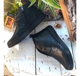 Resim Bags Shoes Bulldozer 240816 Kadın Hakiki Deri Anatomik Ultra Comfort Esnek Taban Bot 