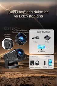 Resim DTULTRA2 Hy320 Mini Taşınabilir Akıllı Android Sistemli Projeksiyon Cihazı 