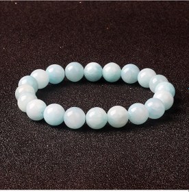 Resim Embracenaturereiki Doğal Taş Bileklik Erkek/kadın Çakra Kuvars Akik Ametist Enerji Şifa Rodyum Kaplama 17cm Yellow 