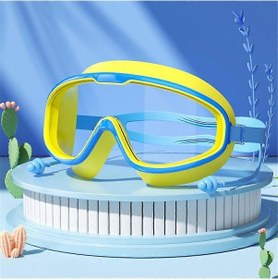 Resim Çocuklar İçin Büyük Çerçeveli Yüzme Gözlüğü Entegre 00005 Çok Renkli 