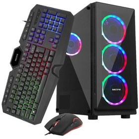 Resim Seclife GM-1292 i7-12700F 16GB 512GB SSD 8GB RX580 500W Dos Oyuncu Bilgisayarı 