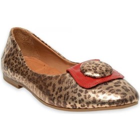Resim Mammamia D25ya-7225 Günlük Leopar Kadın Babet LEOPAR 