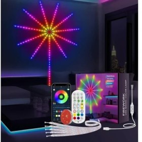 Resim Gold Bazaar Rgb Firework LED Duvar Lambası 