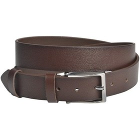 Resim Deepsea Erkek Kahve Hakiki Deri Klasik Kemer 3,5 Cm Kumaş Pantolon Kemeri 2502635 Kahve 