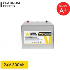 Resim Werer Energy 24V 300Ah LiFePO4 Platinum Series Bluetooth'lu Lityum Demir Fosfat Akü 
